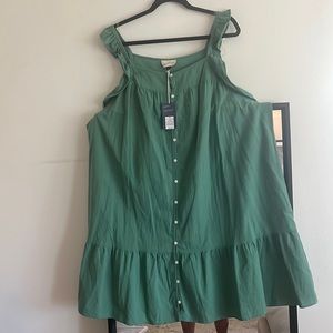 Great summer dress green sleeveless